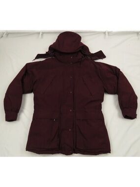 NWOT Eddie Bauer Goose Down Goretex Hooded Full Zip Puffer Parka Coat Jacket L
